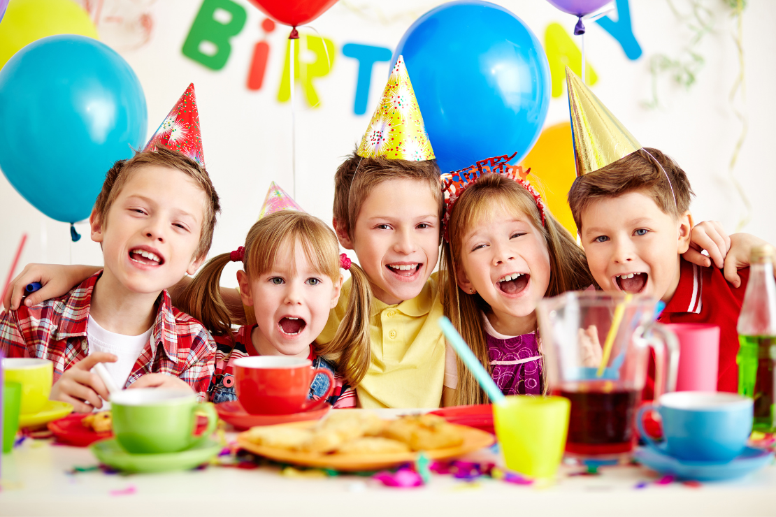 Children having fun at a party