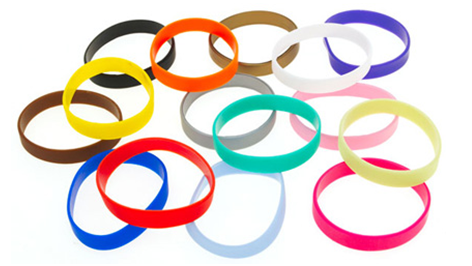 silicone wristbands