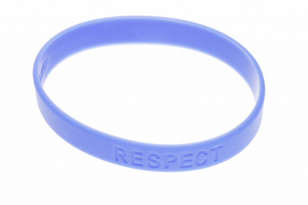 Blue color wrist band