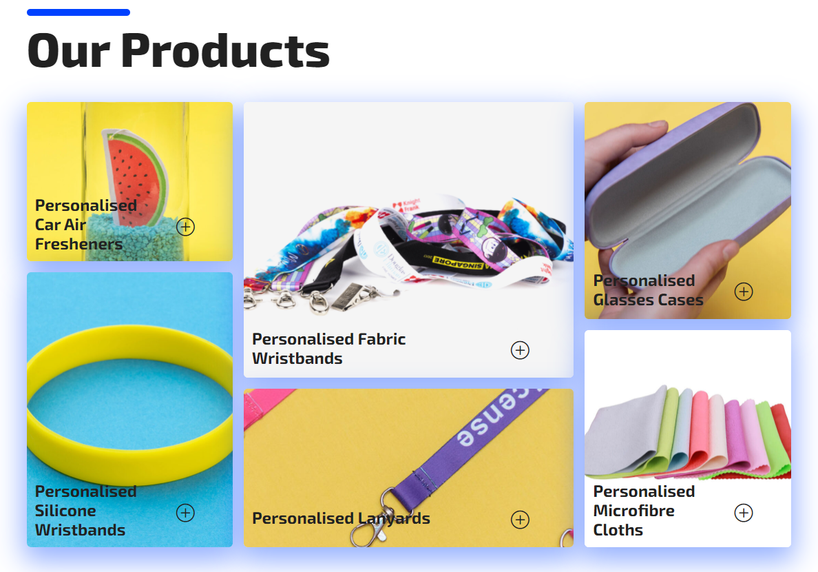 Web Products Direction Promotional Products