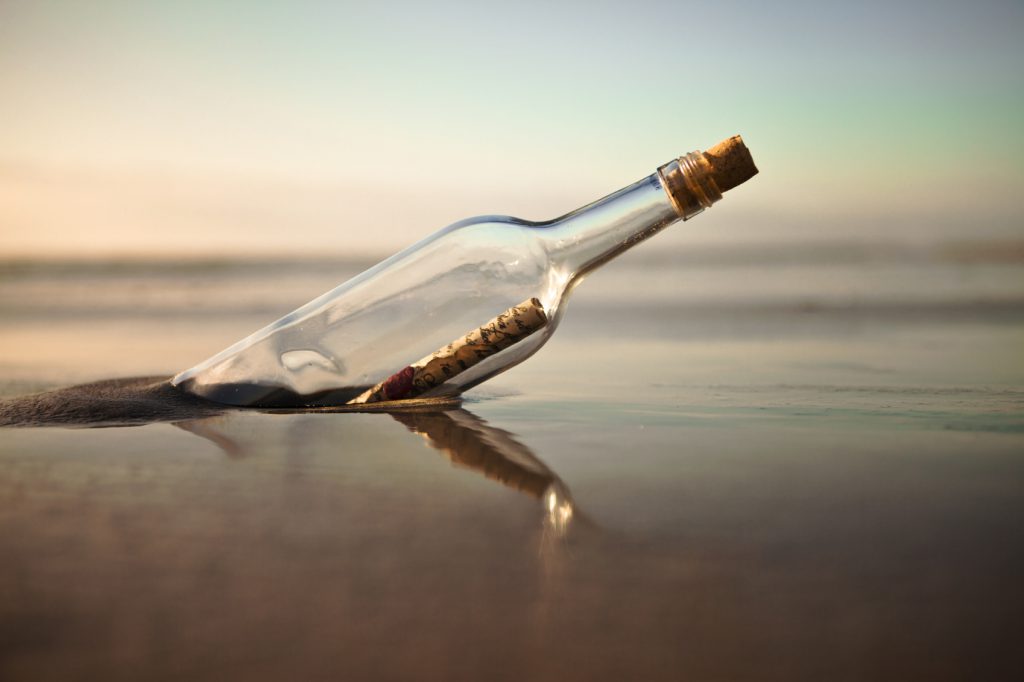 message in a bottle 