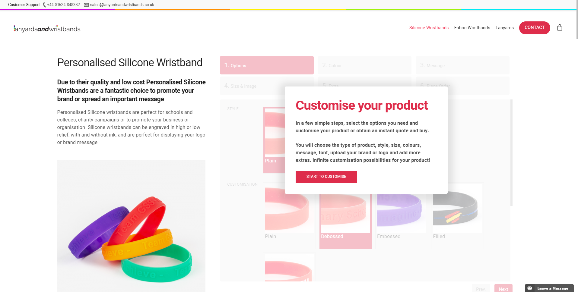 simpler Order process for our custom products