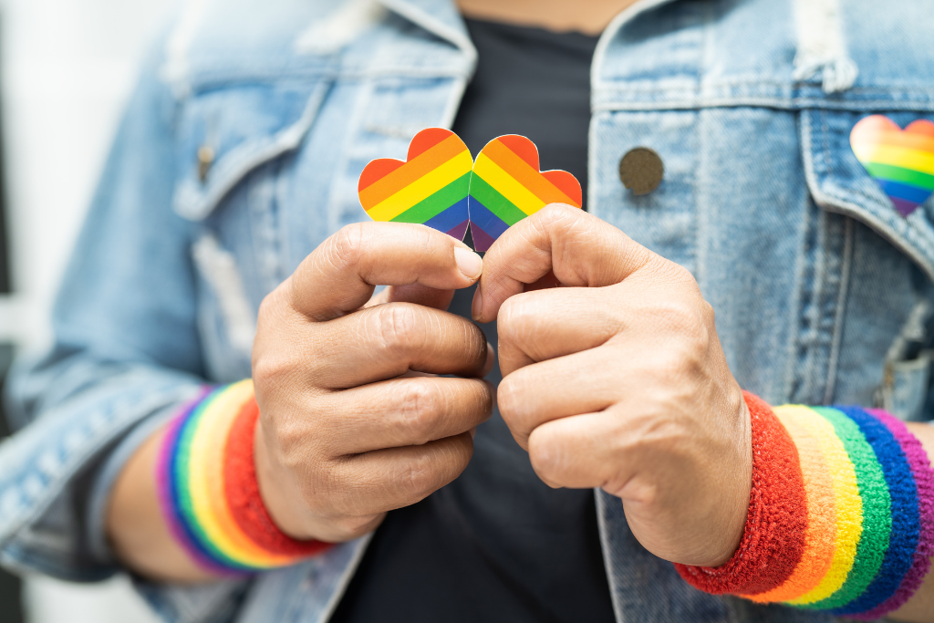 Pride fabric wristbands