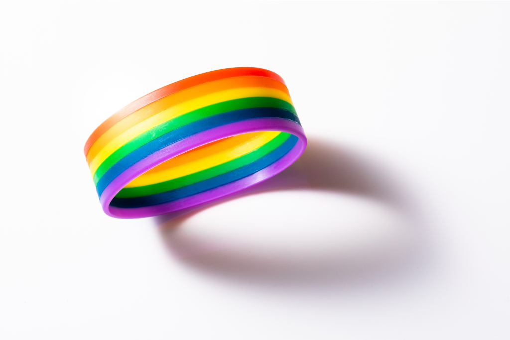 Silicone pride wristbands - the perfect pride booth giveaway